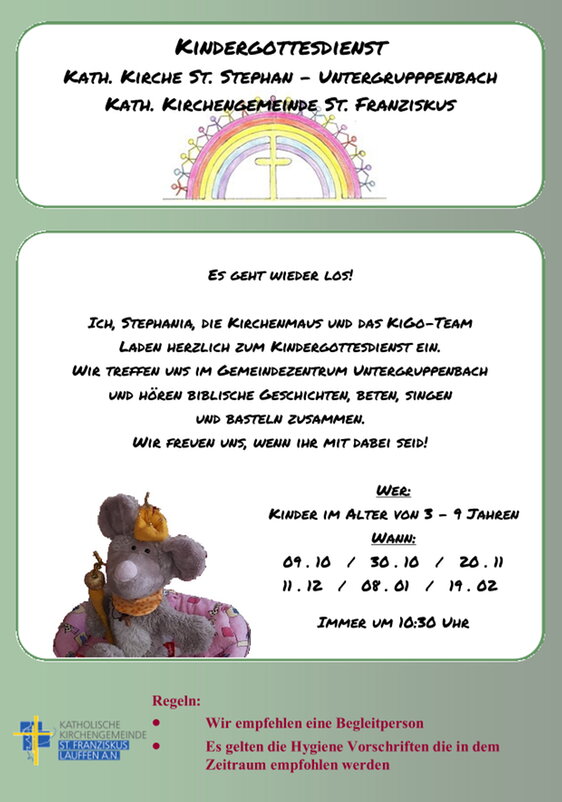 Kindergottesdienste in Untergruppenbach