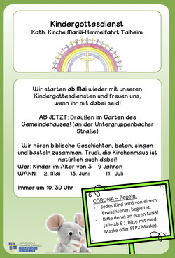 Kindergottesdienst in Talheim