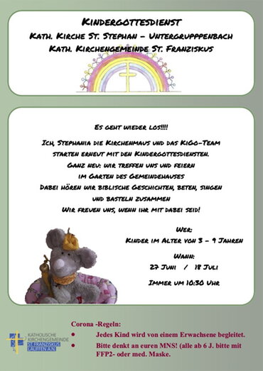 Kindergottesdienst Untergruppenbach