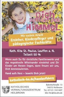 Stellenausschreibung Kindergarten