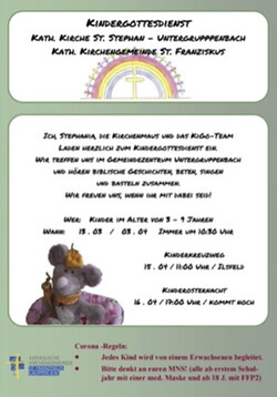 Kindergottesdienst Untergruppenbach