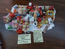 Erntedankgaben vom Kindergarten St. Paulus, Lauffen