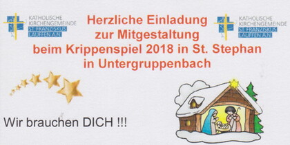 Krippenspiel Untergruppenbach