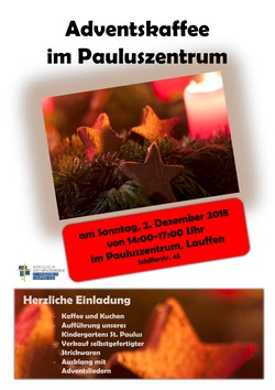 Plakat Adventskaffee