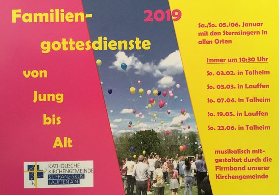 Familiengottesdienste 2019