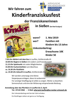 Kinderfranziskusfest