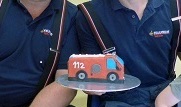 Feuerwehrauto-Kuchen