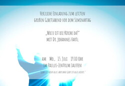 Gebetsabend Flyer: B. Schwarz