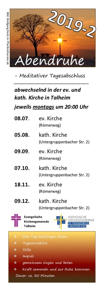 Abendruhe in Talheim