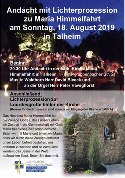 Lichterprozessin 2019