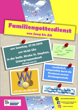 Familiengottesdienst 27. Oktober 2019