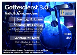 Gottesdienst 3.0 Plakat: R. Probst