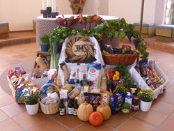 Erntedank-Altar in Flein Bild: Lutz Pahlke